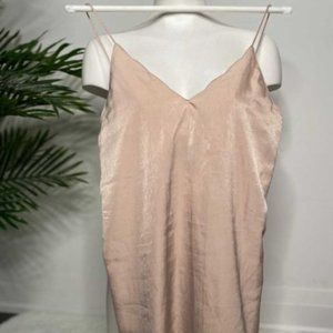 Scalloped neckline camisole